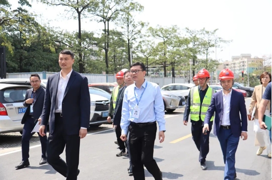 北滘镇党委书记、镇长王德华前往爱游戏官方网页版-爱游戏（中国）建科集团佛肇分公司重点项目调研